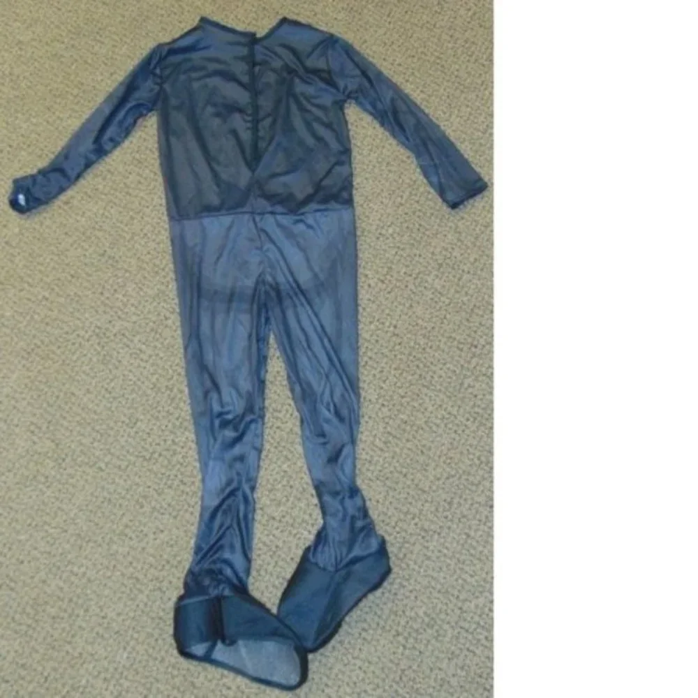 Batman Halloween Costume 12/14 Jumpsuit w/ Boot Tops, Mask, Cape Boys DC Comics